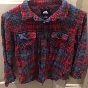 Boys quicksilver flannel